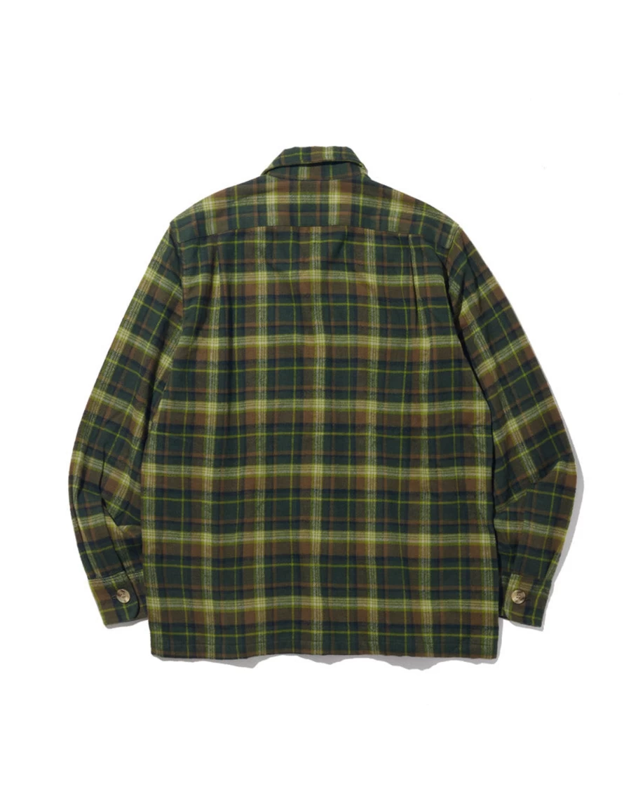 Battenwear Men's Five Pocket Canyon Shirt in Forest Plaid - Classic Outdoor Button-Up