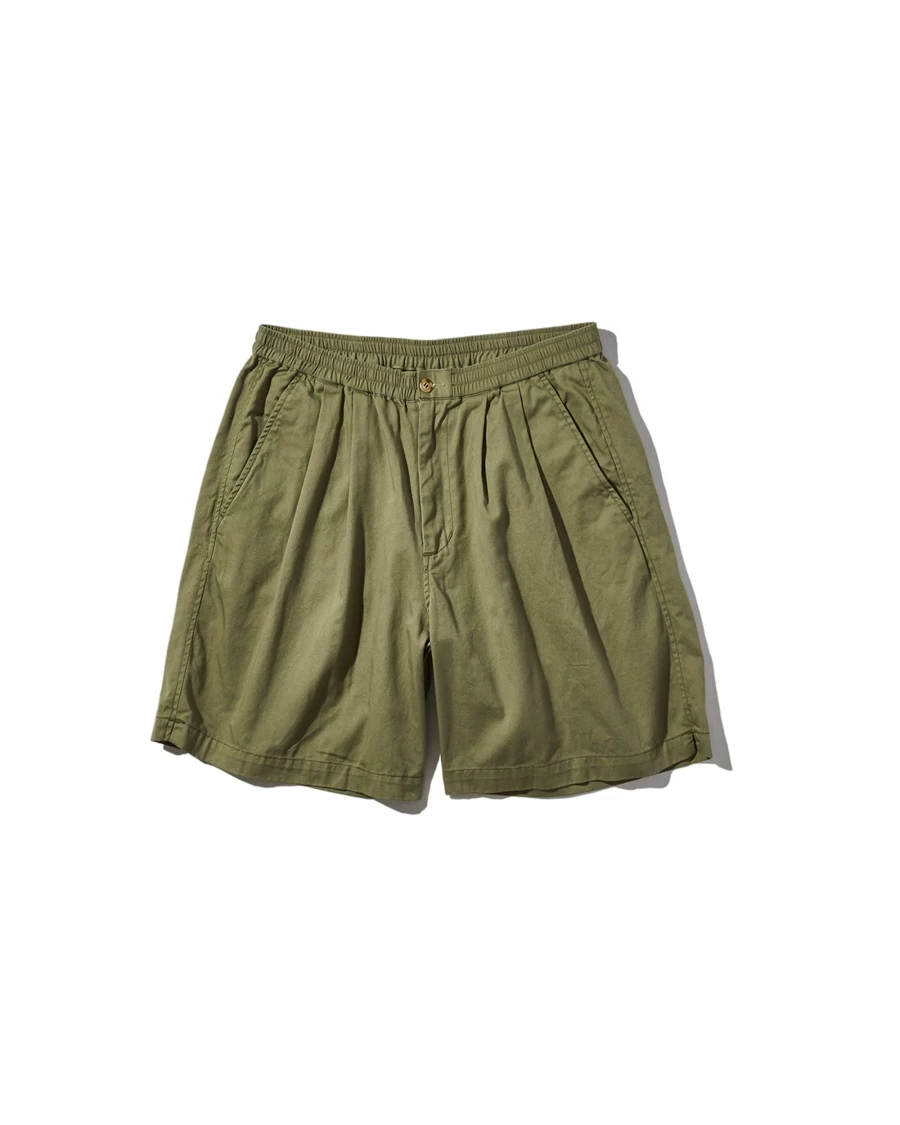 Battenwear Men's Olive Weekend Shorts - Comfortable Casual Wear for Outdoor Activities