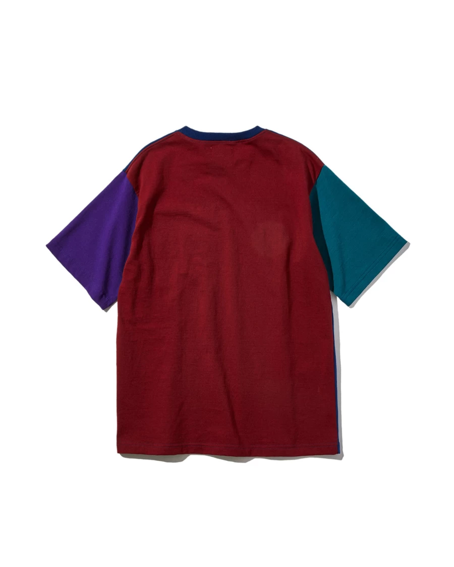 Battenwear Men's Pocket Rugby Tee - Multi Panel Color Stylish Casual Shirt