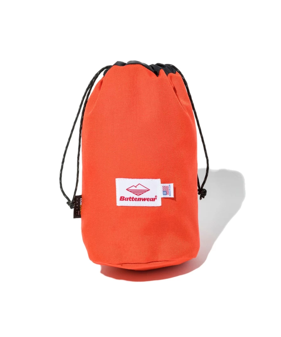 Battenwear Men's Orange Stuff Bag V.2 - Durable Outdoor Gear