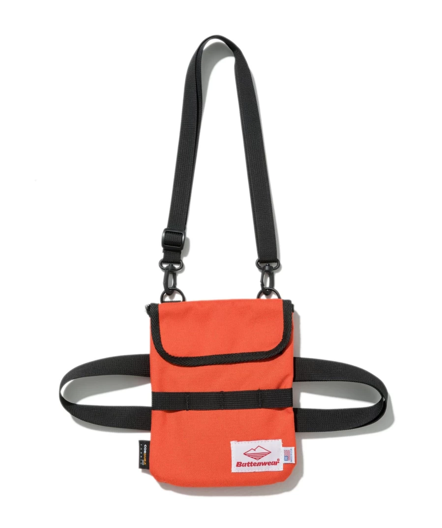 Battenwear Men's Travel Pouch V.2 - Orange Organizer for Essentials