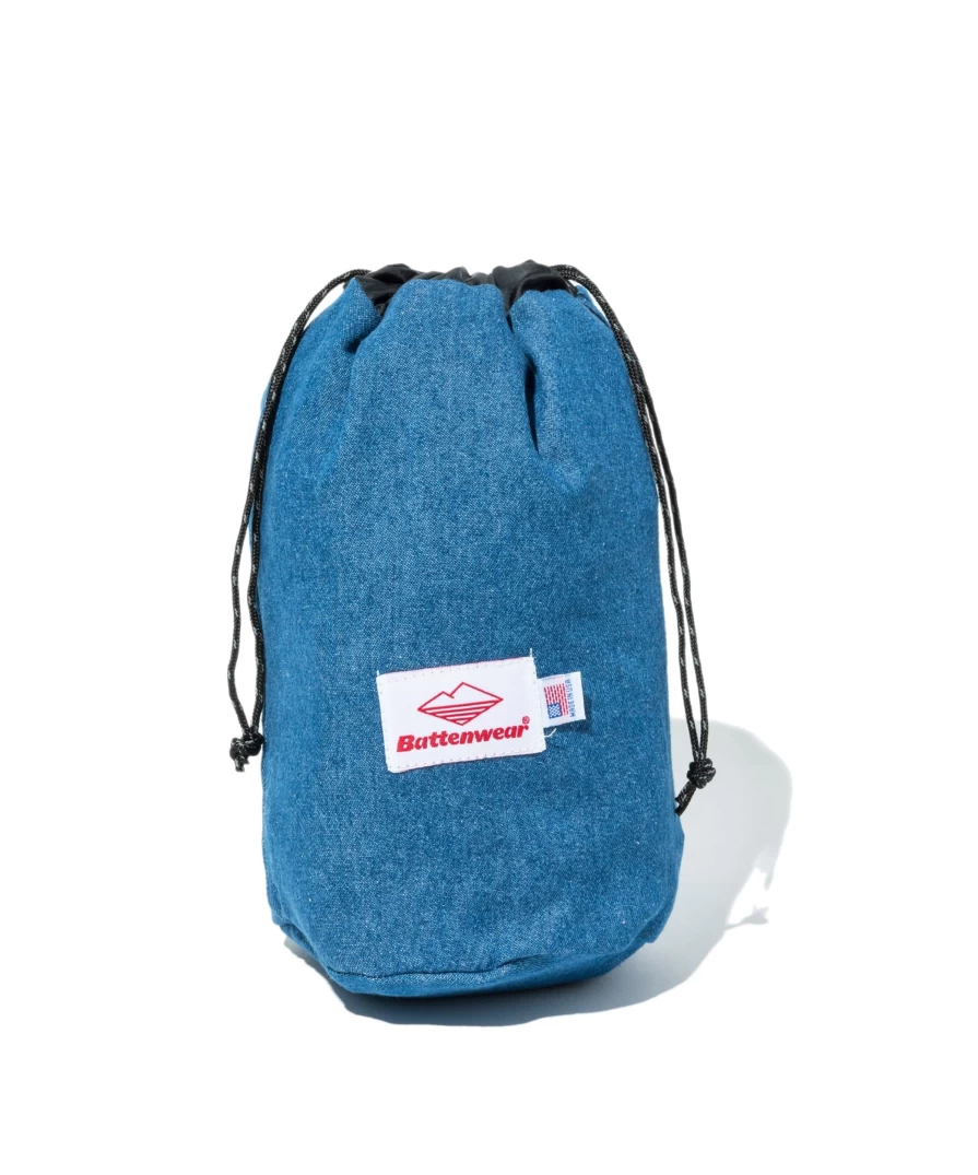 Battenwear Men's Denim Blue Stuff Bag V.2 - Durable Everyday Carry Backpack