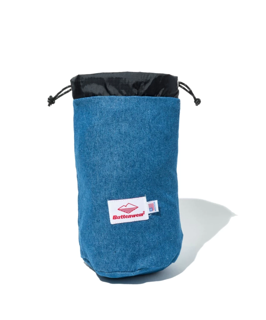Battenwear Men's Denim Blue Stuff Bag V.2 - Durable Everyday Carry Backpack