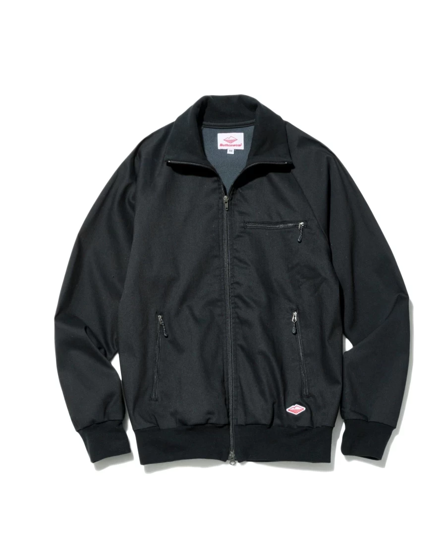 Battenwear Men's Black Track Jacket - Lightweight Athletic Running Top