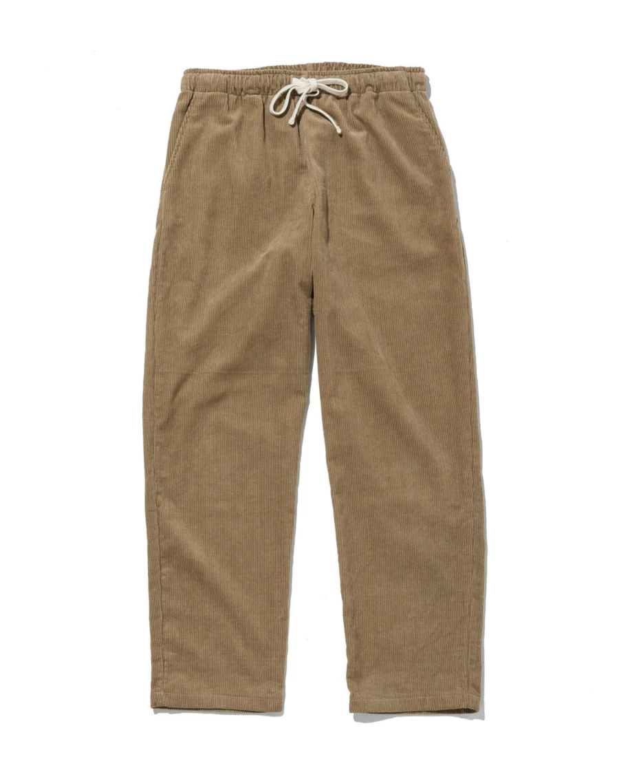 Battenwear Men's Active Lazy Pants in Acorn Corduroy - Comfortable Casual Wear