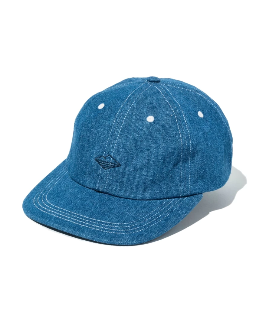 Battenwear Men's Washed Denim Field Cap - Vintage Style Outdoor Hat