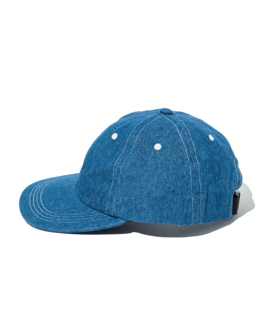 Battenwear Men's Washed Denim Field Cap - Vintage Style Outdoor Hat