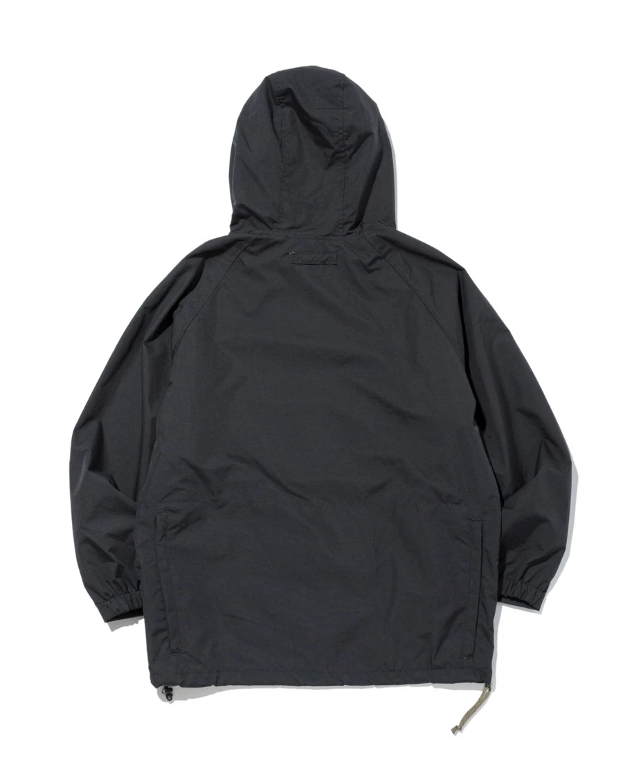 Battenwear Men's Scout Anorak Jacket in Black - Lightweight Water-Resistant Outdoor Coat
