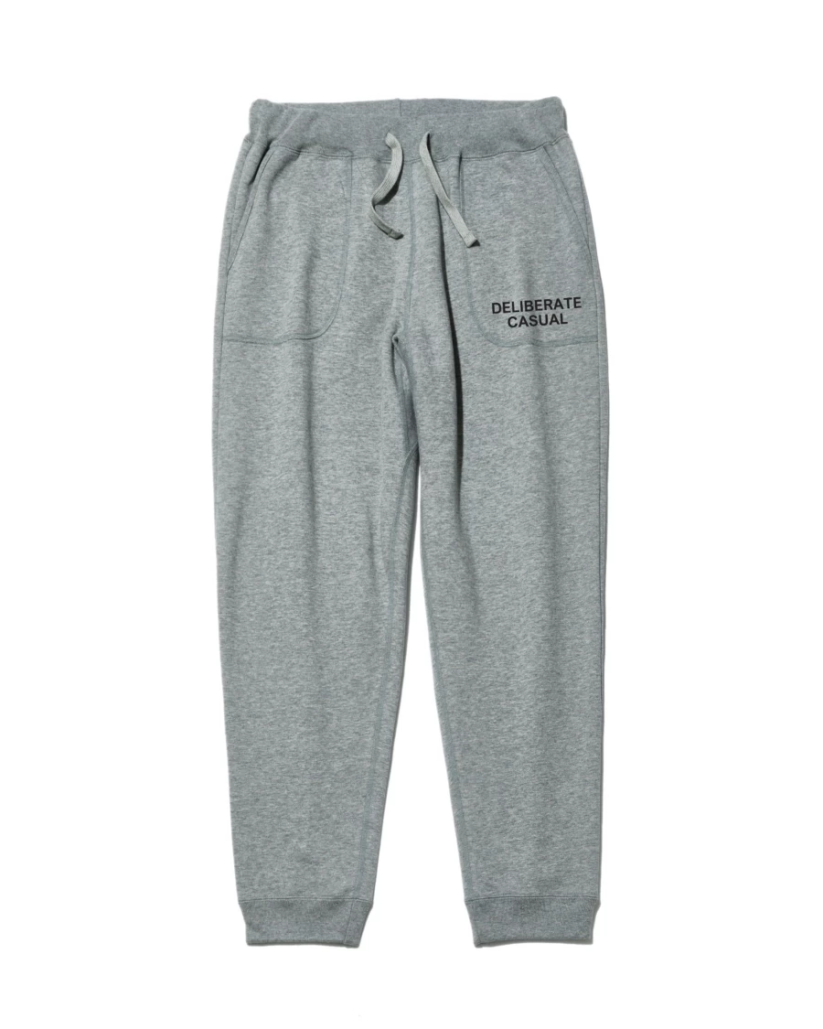 Battenwear Men's Heather Grey Casual Step-Up Sweatpants - Relaxed Fit Joggers
